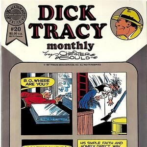 Dick Tracy Monthly #20, 1950 Reprints, Sept. 1987, Blackthorne Comics, NM 9.4